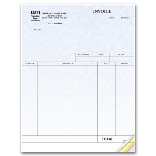 Parchment, Laser, Service Invoices 