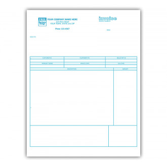 Classic Laser/Inkjet Service Invoice