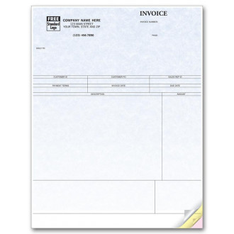 Service Invoices Laser Parchment
