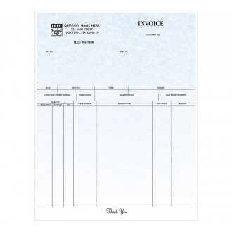 Laser Product Invoice Parchment