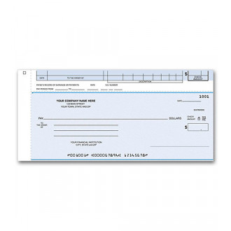 Payroll/General Disbursement Top Check