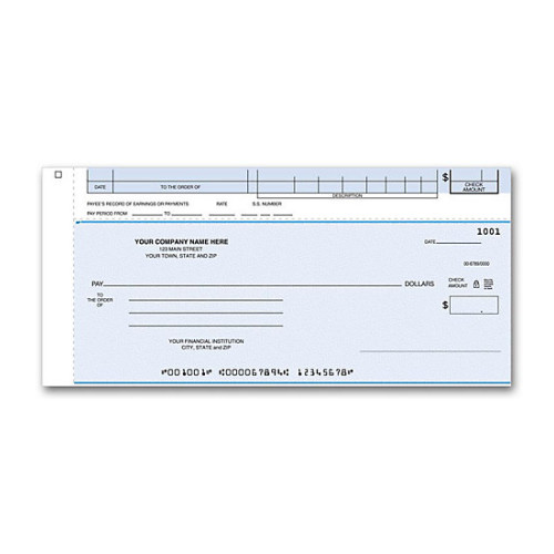 Payroll/General Disbursement Top Check Payroll/General Disbursement Top Check