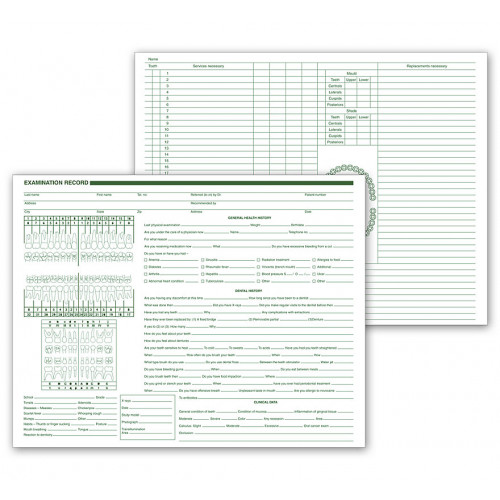 Dental Examination Records Dental Examination Records