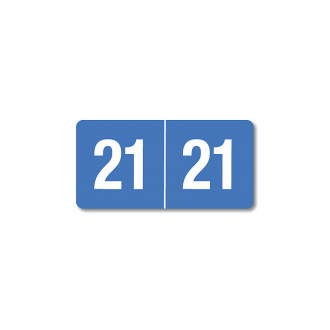 2021 Smead End Tab Compatible Labels Rolls Lt Blue
