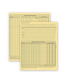 Vet Animal Exam Records With Account Record Card File Fold 