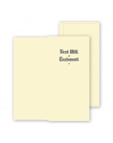 Will Envelopes, Engraved, Ivory 