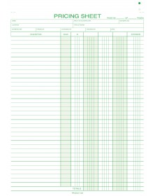 Pricing Estimate Forms in Pads business invoices, buisness forms, job invoice forms, business forms