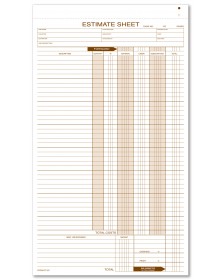 Personalized Estimate Pads business invoices, buisness forms, job invoice forms, business forms
