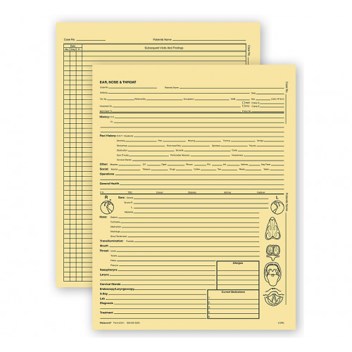 Ear Nose & Throat Specialty Exam Records Letter Style Ear Nose & Throat Specialty Exam Records Letter Style
