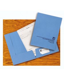 Light Blue Classic Presentation Folder | Print EZ 