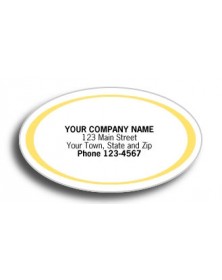 High Gloss Gold Labels 