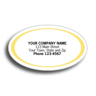 High Gloss Gold Labels  