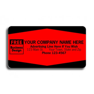 Pressure Sensitive Flourescent Labels