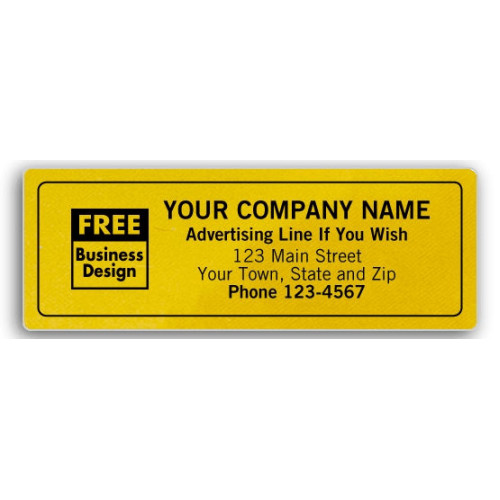 Gold Imprinted Labels Gold Imprinted Labels