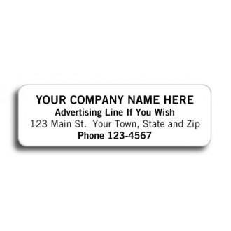 High Gloss Return Address Labels