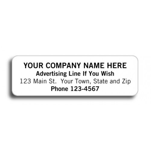High Gloss Return Address Labels High Gloss Return Address Labels