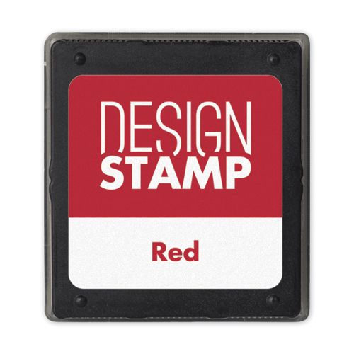 Design Stamp Ink Pad Red 