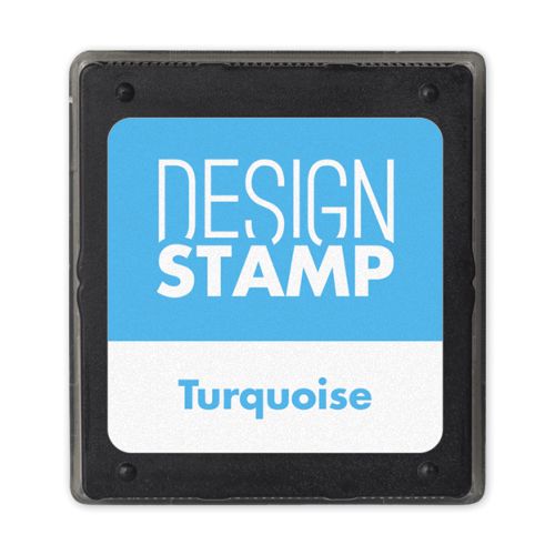 Design Stamp Ink Pad Turq Design Stamp Ink Pad Turq
