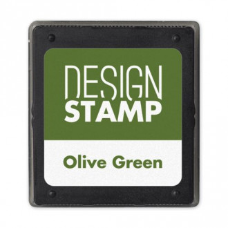 Design Stp Ink Pad Olive Grn