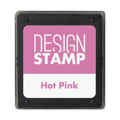 Design Stamp Ink Pad Hot Pnk Design Stamp Ink Pad Hot Pnk