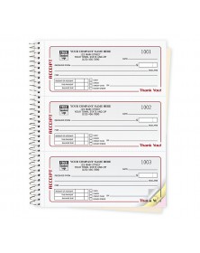 Receipts - Image Booked receipt booklet, business receipt book, custom receipt books