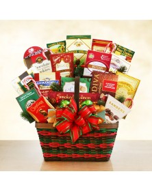 Seasons Greetings Merrymaker Deluxe Food Gift Basket
