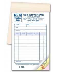 Small Sales Forms Booked  customized receipt books, sales pads, sales receipt books