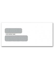 Two Window Envelopes with Peel and Seal Flaps double window envelopes 9, personal check envelopes