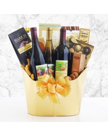 Golden Vineyard Gourmet Wine Gift