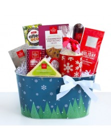 Coffee and Treats Holiday Gift Basket 