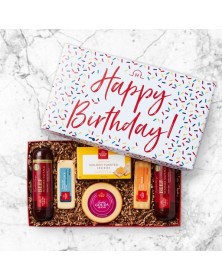Happy Birthday Meat and Cheese Gift Box