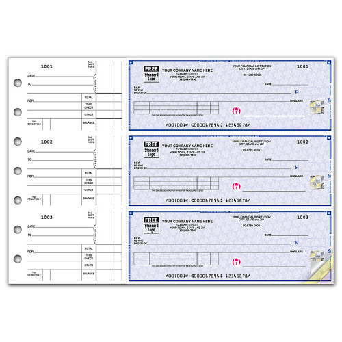 3 On A Page Business Size Checks With Side Tear Vouchers 3 On A Page Business Size Checks With Side Tear Vouchers
