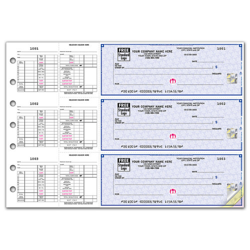 3 On A Page Business Size Checks For Hourly Payroll 3 On A Page Business Size Checks For Hourly Payroll