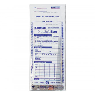 Drop Safe Style Deposit Bag Clear