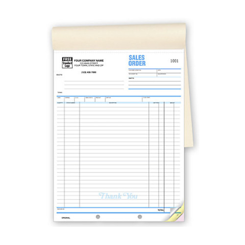 Extra Long Sales Order Forms Carbonless Extra Long Sales Order Forms Carbonless