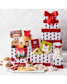Penguin Party Winter Gift Tower