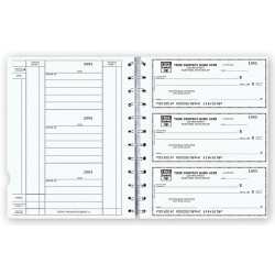 The Newport Deskbook, 3-On-A-Page Compact Size Checks
