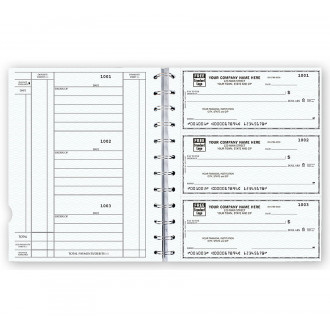 The Newport Deskbook, 3-On-A-Page Compact Size Checks
