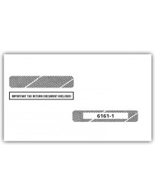 4 Up Laser W 2 & Laser 1099 R Double Window Envelope Statement Envelopes, Claim Form Envelopes and Plastic Packing Slip Envelopes