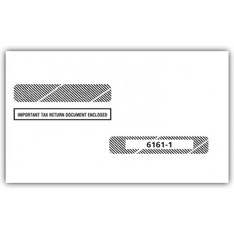 4 Up Laser W 2 & Laser 1099 R Double Window Envelope