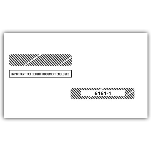 4 Up Laser W 2 & Laser 1099 R Double Window Envelope 4 Up Laser W 2 & Laser 1099 R Double Window Envelope