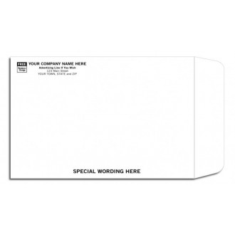 White Mailing Envelope - Open End