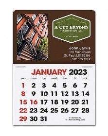 2023 Full-Color Rectangle - Stick-Up Calendar 