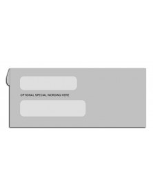 Gray Colored Envelopes with Windows 