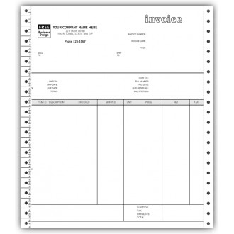 Classic Continuous Invoice