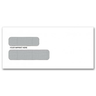 Confidential Double Window Envelopes