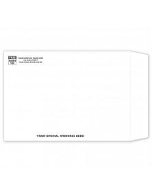 WHITE BOOKLET ENVELOPE White Mailing Envelopes , Imprinted White Envelopes , White Booklet Envelopes