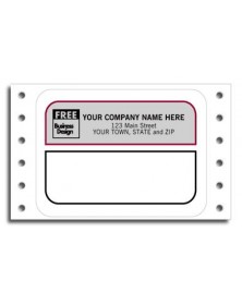 Continuous Smudge Mailing Labels 