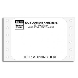 Printed Continuous Labels