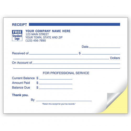 Receipts, 4.25 X 5.5 